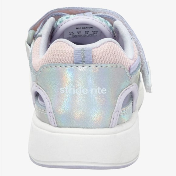 NEW Stride Rite Sizes 5-10 Toddler Girls Seaton Sneaker Sandal Machine Washable - Picture 4 of 8